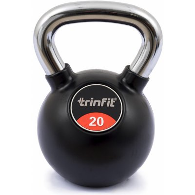 TRINFIT Kettlebell kov guma s chrom madlem 20 kg – Hledejceny.cz