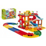 Wader Garáž servis 3 patra dráha 1,5m 2 auta plast v krabici 59x40x15 cm – Zboží Dáma