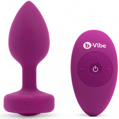 b-Vibe Vibrating Jewel Plug S/M