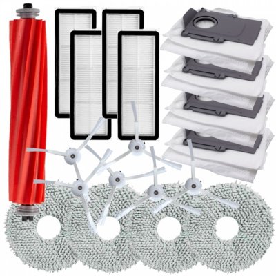 ElektroSkalka Roborock QRevo P10 Pro/MaxV/S/Plus kartáče a hepa filtry a mopovací textilie a sáčky 19 ks – Zboží Mobilmania