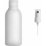 Via Plastová lahvička bílá s bílým kosmetickým rozprašovačem 35 ml – Zboží Mobilmania