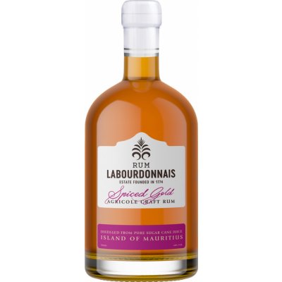 Labourdonnais rum SPICED GOLD 40% 0,7 l (holá láhev)