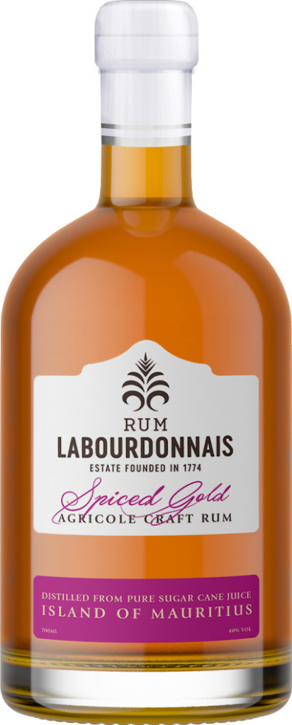 Labourdonnais rum SPICED GOLD 40% 0,7 l (holá láhev)