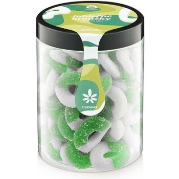 CBD WAY Kyselé želé kroužky s příchutí jablka 2000 mg 0,8 kg