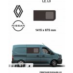 Boční pravé posuvné okno L2, L3 | Renault Master XDD / Nissan Interstar XDD