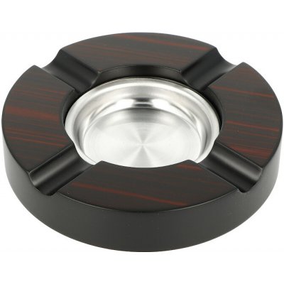 VPKCZ Doutníkový popelník dřevěný tmavý 4D – Zboží Dáma