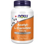 Now Foods Foods Acetyl-L-Carnitine 500 mg 100 kapslí – Hledejceny.cz