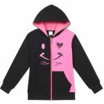 Dívčí mikina na zip s kapucí tmavě růžová – Sleviste.cz