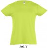 Dětské tričko dívčí tričko Cherry 25.1981 Apple Green