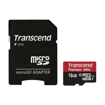 Transcend microSDHC 16 GB UHS-I U1 TS16GUSDU1