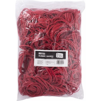 d.rect - gumičky 1 kg - průměr 5 cm, 3 mm, červené – Zboží Mobilmania