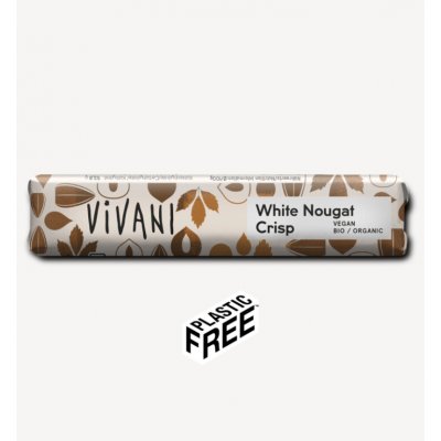 Vivani Čokoláda rýžová bílá NUGÁTOVÁ 35 g – Sleviste.cz