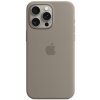 Pouzdro a kryt na mobilní telefon Apple AppleMix Originální Apple iPhone 15 Pro Max - MagSafe - silikonový - jílově šedé