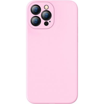 Pouzdro Baseus Liquid Gel Protective Case for iPhone 13 Pro Pink