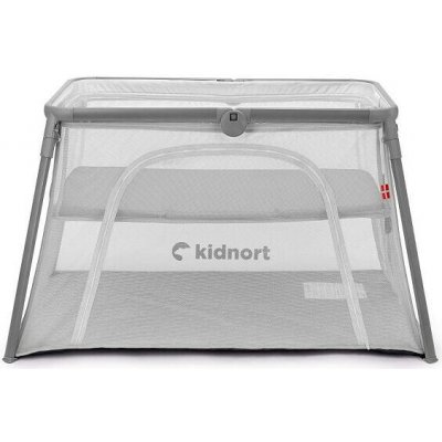 Kidnort Cestovní postýlka Bleke 2v1 šedá – Zboží Dáma