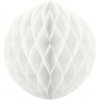 Lampion Honeycomb koule bílá 40 cm Svatební papírové koule k dekoraci