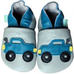 Hopi Hop kožené capáčky Barefoot Truck na šedé – Sleviste.cz