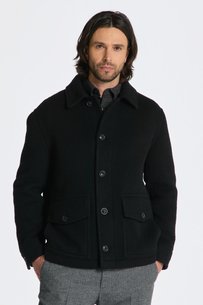Gant Short Wool Jacket černá
