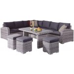 Rojaplast Zahradní souprava MONTREAL rohová set z umělho ratanu – Zboží Dáma