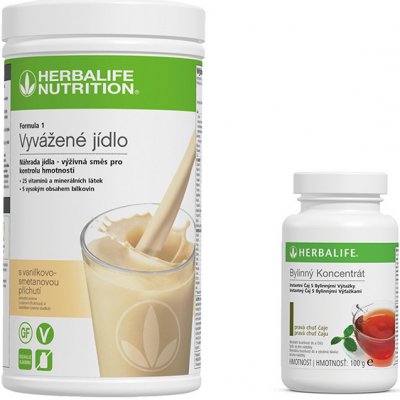 Herbalife sada Formula 1 - 550 g a Bylinný koncentrát 102 g tradiční příchuť – Zboží Mobilmania