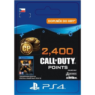 PlayStation Call of Duty: Black Ops 4 - 2,400 Points CZ – Zbozi.Blesk.cz