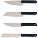 Trebonn sada kuchyňských nožů černá 4 ks – Zbozi.Blesk.cz