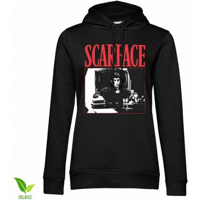 Scarface mikina Tony Montana The Power Organic Girly Black dámská – Zboží Dáma