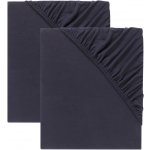 Livarno home žerzej prostěradlo prostěradel 2ks tmavě modré 90-100x200 – Zboží Dáma