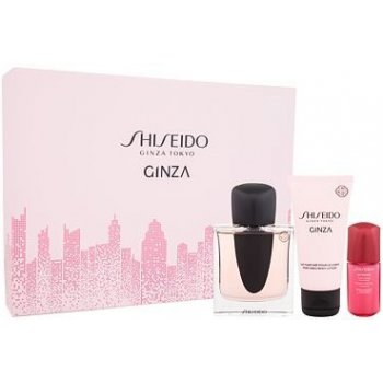 Shiseido Ginza EDP 50 ml + tělové mléko 50 ml + pleťové sérum Ultimune Power Infusing Concentrate 10 ml dárková sada