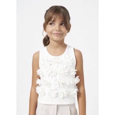 Mayoral top s kvítky smetanový – Zboží Dáma