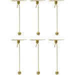House Doctor Závěsný svícen na stromeček Star Antique Brass set 6 ks, zlatá barva, kov – Hledejceny.cz