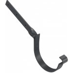 Bryza Hák žlabu překroucený Ø 150 mm pozink RAL 7021 antracit – Zboží Mobilmania