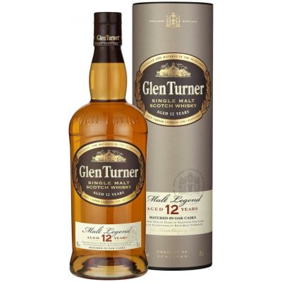 Glen Turner Single Malt Scotch Whisky 12y 40% 0,7 l (tuba) – Hledejceny.cz