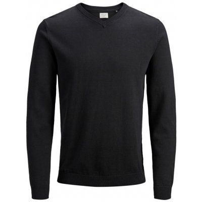 Jack & Jones pánský svetr JJEBASIC 12137194 12137194 black