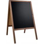 A-Z Reklama CZ Dřevěný poutač PMPWAS60X100 s křídovou tabulí 530 x 665 mm - Tmavě hnědý – Hledejceny.cz