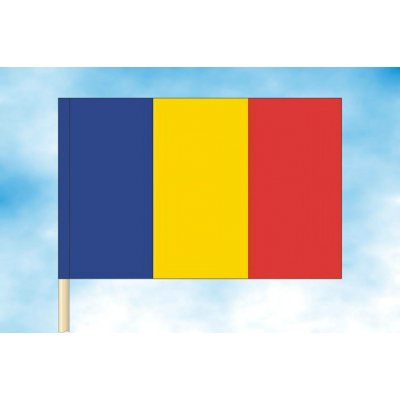 LIBEA, s.r.o. Vlajka Čadu Rozměr: 150×225 cm, Uchycení: Návlek na žerď – Hledejceny.cz