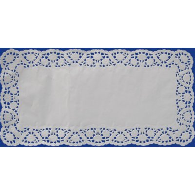 Dortisimo Wimex Dekorativní krajka bílá hranatá 40x20cm 6 ks – Hledejceny.cz