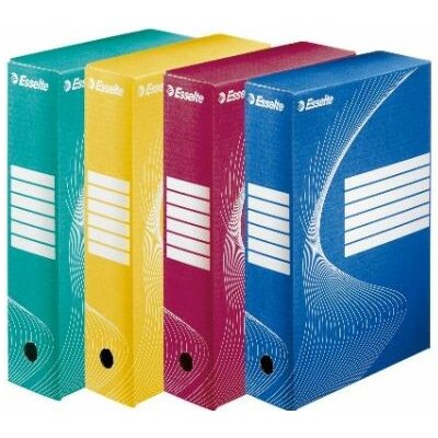 Esselte Archivní box 100 mm modrý/bílý – Zboží Živě