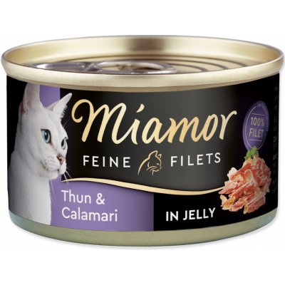 Miamor Feine Filets jelly tuňák & kalamáry 6 x 100 g