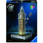 RAVENSBURGER 3D puzzle Iconics Svítící Big Ben (Noční edice) 216 ks – Zboží Dáma