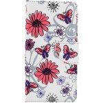 TopQ Vivo Y70 knížkové Flowers – Zboží Mobilmania