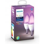 Hue White and Color Ambiance Bluetooth LED žárovka E14 set 2ks 8718699726331 2x6W 2x470lm 2000-6500K RGB Studená bílá – Zboží Mobilmania