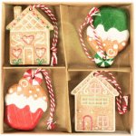 Textilomanie Sada 4 ks vánočních ozdob WINTER SWEETS 6 cm – Hledejceny.cz