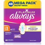 Always Platinum Normal velikost 1 Vložky s křidélky 48 ks – Zboží Dáma