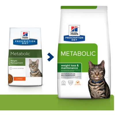 Hill's Prescription Diet Metabolic Feline Weight Management s kuřecím 3 kg