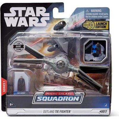 Jazwares Star Wars Medium Vehicle Outland TIE Fighter Moff Gideon Rare – Hledejceny.cz