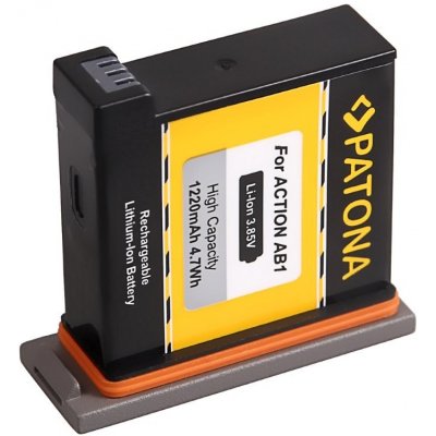 Patona Baterie pro DJI Osmo Action 1220mAh, 4,7Wh, Li-Ion, 3,85V kompatibilní s AB1 PT1320 – Zboží Živě