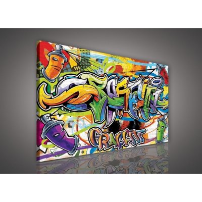 Postershop Obraz na plátně: Graffiti (2) - 75x100 cm – Zboží Mobilmania