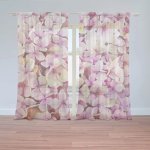 Záclony Růžové květy: 2 ks - 150x250 cm - Sablio – Hledejceny.cz