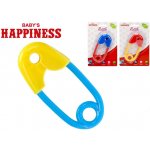 Mikro trading Chrastítko spínací špendlík 12 cm žlutý – Zboží Mobilmania